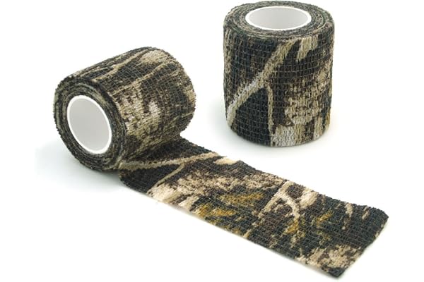 Namvo Selbstklebendes Non-Woven Camouflage Wrap Gewehr Pistole Jagd Camo Stealth Tape 4.5M-Anti-Gesundheit Tarnung