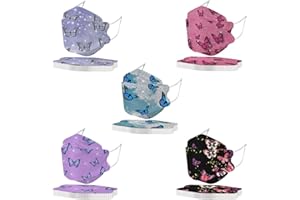 MaNMaNing Mascarillas 4 Capas 50 Unidades Colores Forma de Pez con Elástico para Los Oídos 20200222-MANING-KTYY