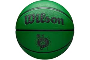 Wilson Pallone da Basket NBA Team Tribute Solid, Con Cuciture Pro, Stabilità Dell'Aria e Rivestimento Ad Alte Prestazioni, Per Giocare All'Aperto, Squadra: Dallas Mavericks, Colore: Blu, Taglia: 5