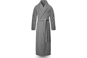 ‎NORMANI normani Extra langer Bademantel aus 100% Baumwolle - Frottee Saunamantel für Damen und Herren - Schadstofffreies Material - Ausgezeichnet mit Öko Tex 100