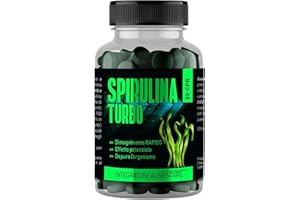 Spirulina Dimagrante Forte – Integratore Naturale per Controllo del Peso, Riduzione della Fame e Accelerazione del Metabolismo | Compresse Brucia Grassi e Detox | AlohaLabs 60 Compresse 500mg