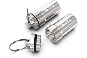 BMTick Mini-cendrier portable anti-odeurs (grande format et étanche), Lot de 2!