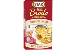 STAR Il Mio Brodo di Carne Mista, 500 ml, brodo liquido pronto, 100% naturale, senza conservanti, senza glutine e senza glutammato aggiunto, ottimo per risotto e zuppe
