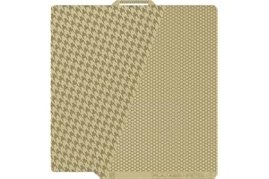 IdeaFormer Houndstooth & Honeycomb Texturiert PEI Piastra di stampa per Bambulab X1/X1C/X1E/A1/P1P/P1S, PEI Spring Steel per Bambu Lab 3D Stampante Piattaforme