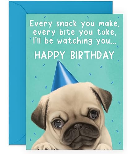 Carte D'anniversaire Carlin : Carte Carlin Drôle/vie Carlin