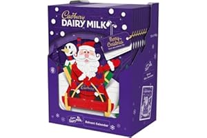 TILZ GEAR Cadbury Dairy Milk Chocolate Advent calendar 2023 - Christmas Chocolate Advent Bulk Buy Xmas Sweet Bulk - Chocolate Xmas Cadbury Advent Calendar Bulk - Christmas Advent Calendar For Kids(Cadbury)
