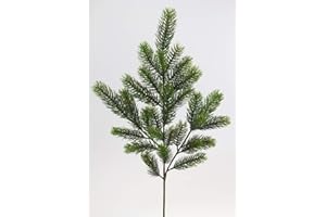 Seidenblumen Roß 6 Stück Kunststoff-Tannenzweig 65cm DP künstliche Tannenzweige Kunststoff Kunsttanne Spritzguss-Verfahren 100% PE