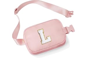 Parima Bauchtasche Mädchen Kinder Weihnachten - Buchstaben Bauchtasche Sport Mode Hüfttaschen Personalisierte Geschenke für Mädchen Kinder Geburtstagsgeschenk für Frauen Gürteltasche mit Buchstaben L