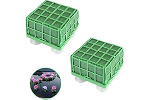 FINE JADE2 Bloc De Mousse Florale Mousse Florale pour Fleurs Fraîches Flrique Fleuriste Mousse Support en Mousse Arrangement de Fleurs pour Décoration de Table Floral Frais Voiture de Mariage Florale 2 Pièces