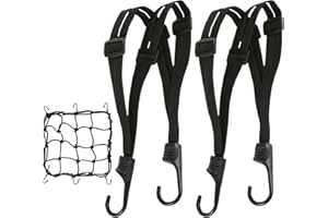 ‎BOOAEE 3 Stücke Spanngurt Fahrrad, Haken Gepäckträger Spanngurt, Expander mit Haken, Fahrrad Spanngurt, Fahrrad Spanngurt Elastische, spanngurte Motorrad gepäck, Spanngurte, für Motorradhelm, Fahrradgepäck