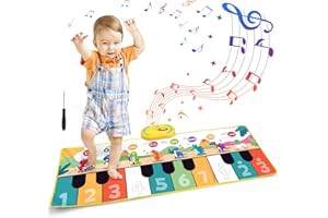 Coolplay Piano Mat, Musical Piano Keyboard Mat for Girls and Boys, Music Instruments Toy for Children - 100 x 36 cm