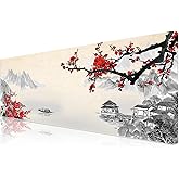 Klasse Pro - 6 Farklı Model Dikişli Kenar 70x30 cm Oyuncu Gaming Mouse Pad (Cherry Blossom)