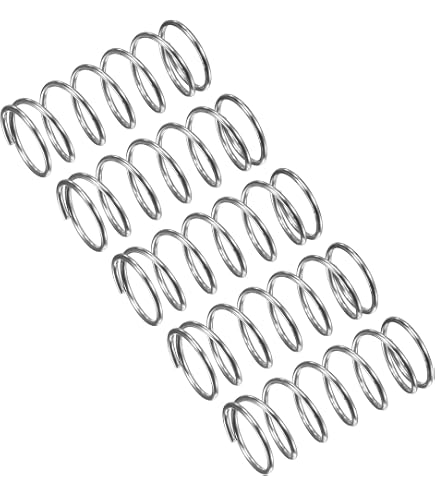 Lot De 5 Ressorts De Compression Acier - 30mm OD, 2.5mm Fil, 100mm Longueur Libre