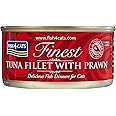 Fish4Dogs Tuna Plus Prawn Cat Food Tin, 70 g, Pack of 10