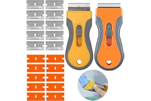 LZZEM 22Pcs Ceramic Hob Scraper for Glass Adjustable Paint Scraper Scraper Sticker Remover Tool Window Scraper Tool for Cleaning Ceramic Hobs Glass Oven Door Windows