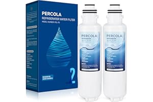 PERCOLA HX2019F-A Wasserfilter, 2 Stück, kompatibel mit Hisense HX2019FR-A und mehr, reduziert Chlorgeschmack und Verunreinigungen