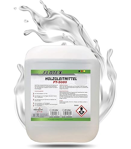 Flotex Ergiebiges Holzgleitmittel [5 Liter] | Silikonfreies Holz  Gleitmittel fr Hobelmaschine, Frstische, Werkstattmbel | Gleitmittel fr  Holzbearbeitung : Amazon.de: Baumarkt