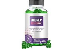 ‎FIGUREX FIGUREX Keto Gummies | Gummibärchen für den Stoffwechsel mit Vitamin B6 | Fruchtgummis für Keto-Diät, 60 Stück