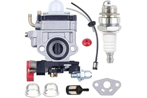 ZAMDOE Carburateur pour Kawasaki TH23 TH26 TH34 23cc 24cc 25cc 26cc 35cc P11 1E34F 11mm Carb Moteur Remplacement Pièce Moteur Débroussailleuse Taille-haie Souffleuse de Feuilles
