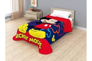 Disney Jay Franco Colcha Bouti Termosellada Mickey Primarily Beach, 170 x 250 cm, Microfibra, Relleno 100gsm JE12744ET