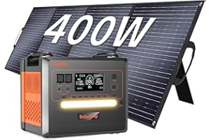 SUPERPLAY SolarPlay Estacion de energia portatil 2500W, 2300Wh Generador solar portatil Batería LiFePO4 Generador electrico,para Camping,Autocaravana,RV,Viajes,Emergencia por Fallo de (2500W+400W)