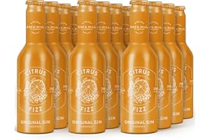 Eden Mill - Citrus Fizz - Ready-to-Drink Pre-Mixed Fruit Cocktails - 12 x 250ml Bottles