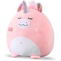 Sac Bandoulière Licorne En Peluche - Cœur Rose Kawaii - Pour Enfants