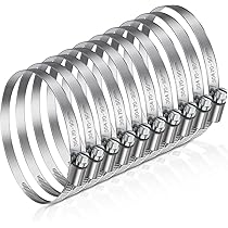 FASCETTE STRINGITUBO ACCIAIO INOX AISI 304 15-24 mm 2 PEZZI