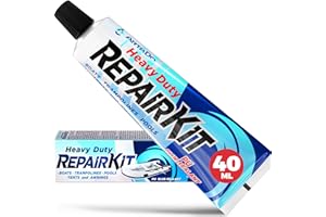 ArtaDo Liquid PVC Glue Repair Kit For Boat, Air Bed, Tent, Swimming Pool, Inflatable Canoe, Inflatable Kayak, Hot Tub, Air Mattress Repair Kit - Heavy Duty Vinyl Glue Adhesive - Inflatable Repair Kit