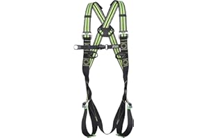 Kratos Safety Auffanggurt mit 2 Auffangpunkten und 4 Einstellschnallen, PSA, EN 361, speziell für Arbeiten auf Dachschrägen