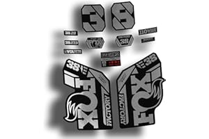 CUAC REVOLUTION Pegatinas Horquillas Compatible con Fox Factory 38 EBIKE 2021 Bicicleta Ciclismo