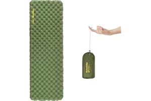 Naturehike 4.6 R-Aislante del FríO, Colchoneta De Dormir EconóMica para Acampar, 4 Estaciones, Ultraligera, Autoinflable, Duradera, Bolsa Inflable