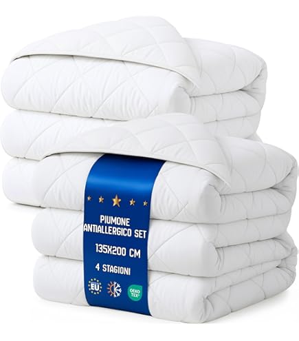sleepling 190001 cuscino per letto | Imbottitura per Cuscini | Oekotex | lavabile 60 gradi | Prodotto in UE | Garanzia di imbottitura | Garanzia di taglia | 80 x 80 cm, bianco