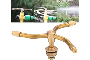 UGIF 2/3/4 Arm Automatic Rotary Sprayer, Automatische Drehbare GartensprinklerdüSe, Messing Sprinkler, für 1/2 Zoll Außengewinde, Rasensprenger, für Bewässerungsanlagen