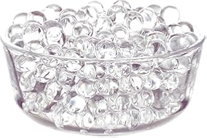 TUMYBCC Perles d'eau - 6000 Pièces Décoratives - 50 g Billes Hydrogel Water Beads pour Remplissage de Vase Perles Flottantes Fabrication de Bougies Centre Table de Mariage Arrangement Floral 1 (Transparent)
