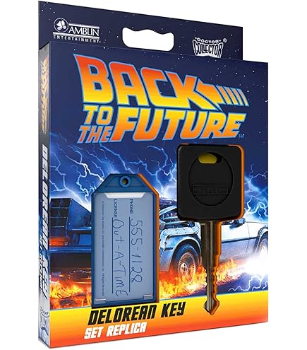 Plaque D Immatriculation Pour Auto - 10 Lot 2 Répliques Métal La Voiture Delorean Time Machine