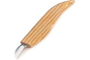 BeaverCraft Chip Carving Knife C6 – träsnideri verktyg för nybörjare och barn – litet skärblad för detaljer