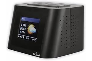 RED OPTICUM TON6 Internet e radio FM in nero con display a colori TFT da 2,4 pollici/ingresso AUX-IN/uscita cuffie