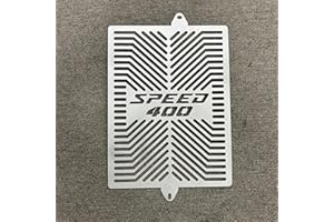 XERIAL Radiator Grille Guard Cover Protector Compatible with For Triumph Speed 400 2024 Motorcycle Net Protection (Silver)