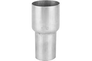 MXZZAND Exhaust Reducer Pipe Adapter, Exhaust Pipe Reducer Exhaust Pipe Coupling Exhaust Pipe Adapter Wear‑resistant Exhaust Coupling Connector for Car for Auo, Car Modification/Retrofit/Performance