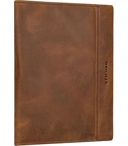 Porte-documents Cuir Vintage STILORD 'Vincent' - Portfolio A4 Avec Anneaux, Idéal Pour Affaires - 2