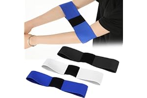 CIATBYYJ 3 Stück Golfschwung-Trainer-Hilfe, Elastische Golf Schwungtrainer, Golf Swing Band, Golf Swing Handgelenk, Verbessern Sie Ihre Schwunghaltung und Schwungfähigkeiten für Anfänger(Schwarz/Weiß/Blau)