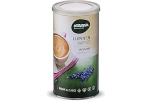 Naturata Lupinen-Kaffee Bio 100g | 100% Koffein- & Glutenfreier Kaffee-Ersatz in Bio-Qualität | Idealer Instant-Kaffee | Löslicher Kaffee hergestellt in der Schweiz | Schonend Geröstet