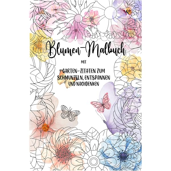 Blumenmandalas Ausmalbuch Für Erwachsene – 50 Mittelschwere Blüten-Mandalas Zum Entspannen & Kreativwerden