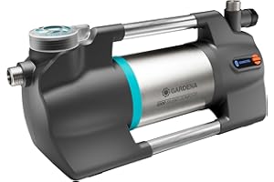 Gardena Gartenpumpe 6300 SilentComfort: Extra leise Bewässerungspumpe via App steuerbar, Fördermenge 6300 l/h, Trockenlaufsicherung, rostfreier Edelstahl, stromsparend und wasserfest (9058-20)