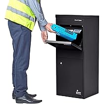 Brievenbus met pakketvak SafePost 65 - antracietgrijs