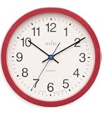 Acctim 74317 Parona - Orologio da Parete radiocontrollato, Diametro 23 cm, Colore: Argento