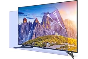 WLWLEO Anti-Glare-TV-Bildschirmschutz für 32-75-Zoll-Display, Anti Blue Light Eye Protection Bildschirmfilter, Ultraklare Bildschirmschutzfolie für 32" LCD, LED, OLED & QLED 4K HDTV,40 "/W886×H498mm