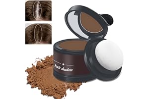 NAILGELER Retocador de raíces en polvo, Corrector para las raíces del cabello, 4g Powder Hair, Retoca Raíces Polvo para Densificar El Cabello, Uso para Rellenar el Cabello Debilitado (Café Profundo)
