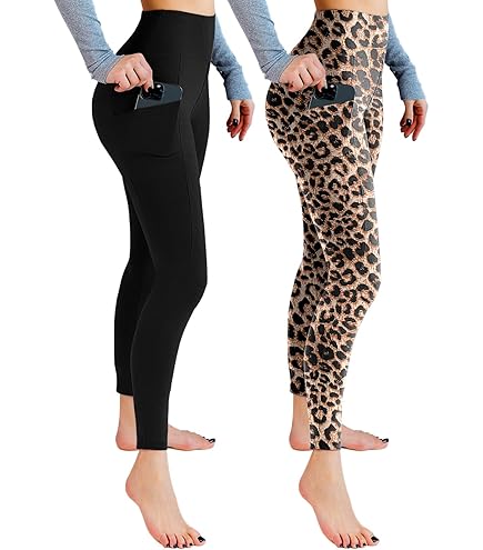 Legging Sport Femme Taille Haute Poche Amincissant Gainant Pas Cher A